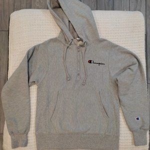 Champion Reverse Weave Pullover Sweatshirt Grey Men's XS Vintage